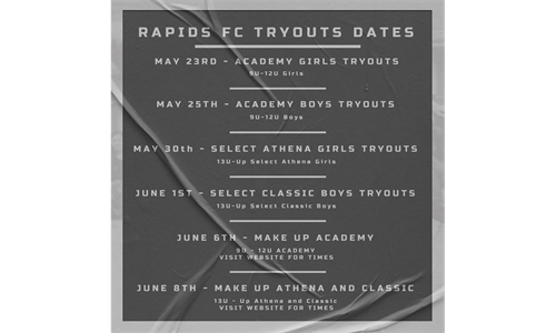 Tryouts 2023